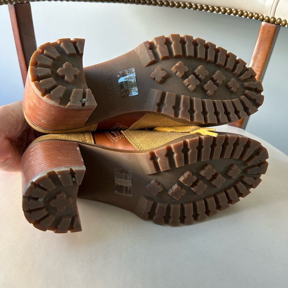 Frye & Co brown chunky boots - Picture 6 of 8